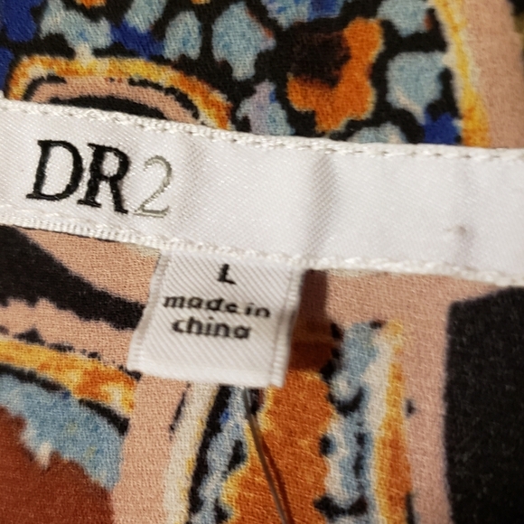 DR2 by Daniel Rainn nwot Peplum Back Sz LG - Picture 3 of 8